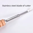 thumbnail image 5 of 2 PCS Stainless Steel Bread Trimming Knife with Wooden Handle and 20 Blades, 5 of 7