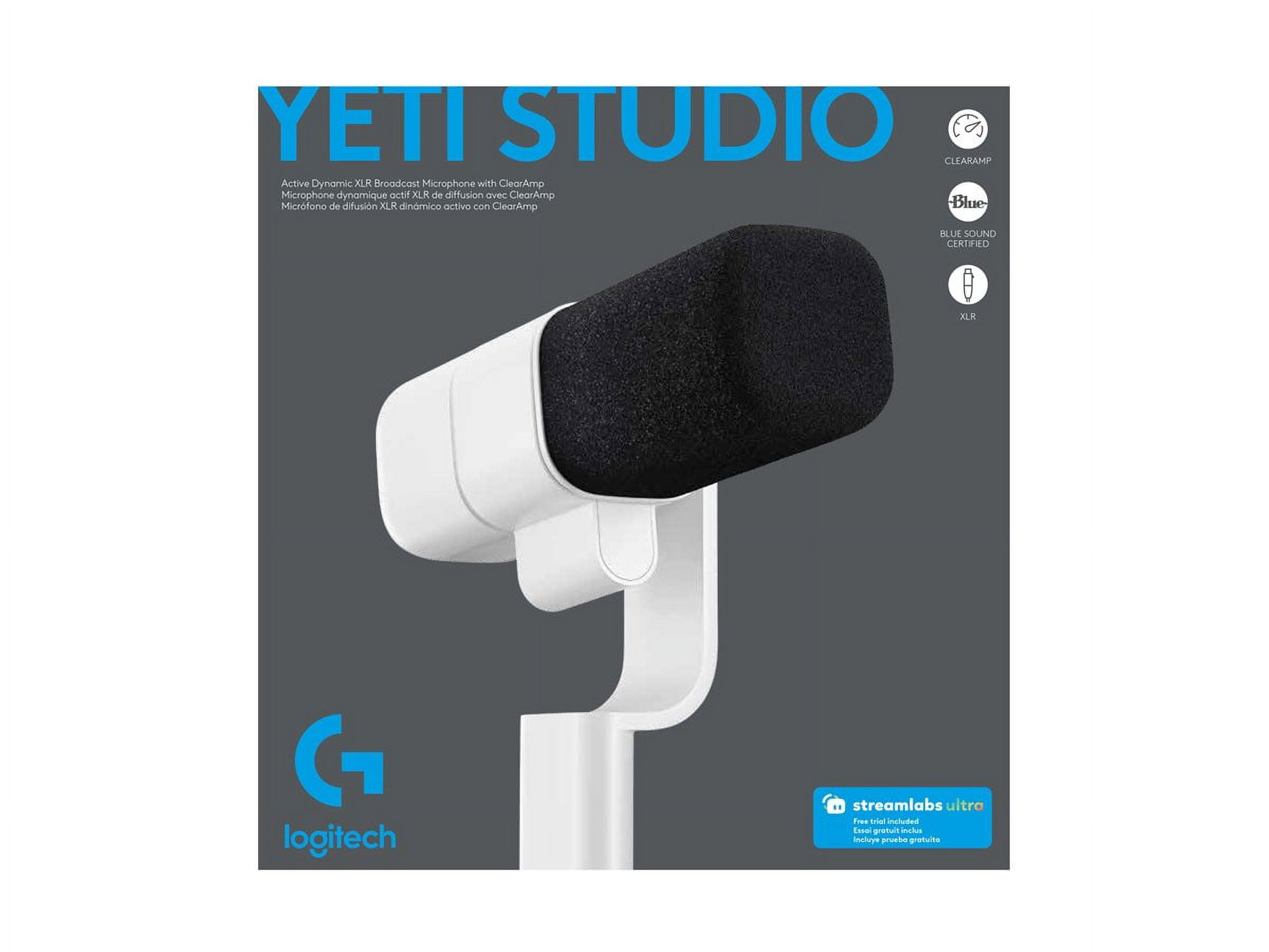 【新品・未開封】Logitech YETI STUDIO ダイナミックマイク Logitech G Yeti Studio Active Dynamic XLR Broadcast Microphone for