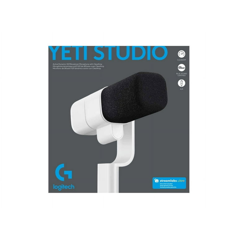 Logitech G Yeti Studio Active Dynamic XLR Broadcast Microphone for