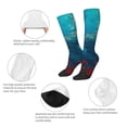 thumbnail image 3 of Honeii Tower And Red Roses Print Long Socks,Novelty Design Socks Gift for Men and Women,Crew Socks,Calf Socks, 3 of 6