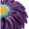 thumbnail image 3 of JWH 3D Handmade Round Decorative Soft Velvet Flower Throw Pillows for Bedroom Couch Bed Decor 12inch Deep Lavender, 3 of 7