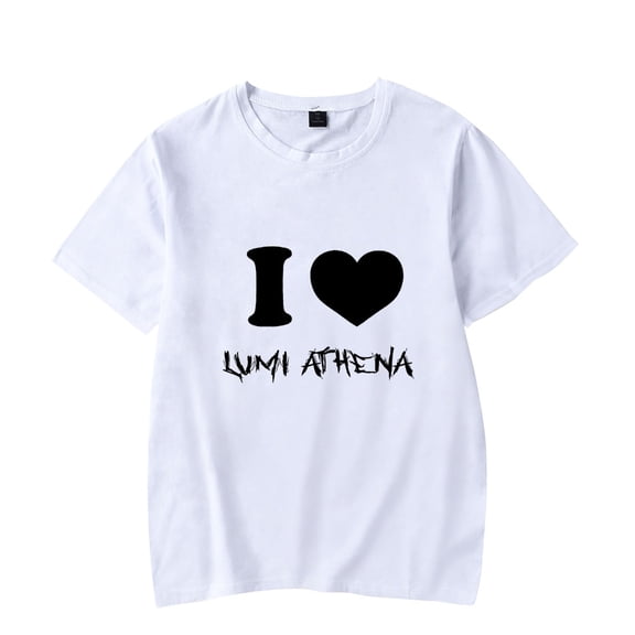 Lumi Athena T-Shirt Merch For Women/Men Unisex Summer O-neck Short Sleeve Tshirt Fashion Streetwear