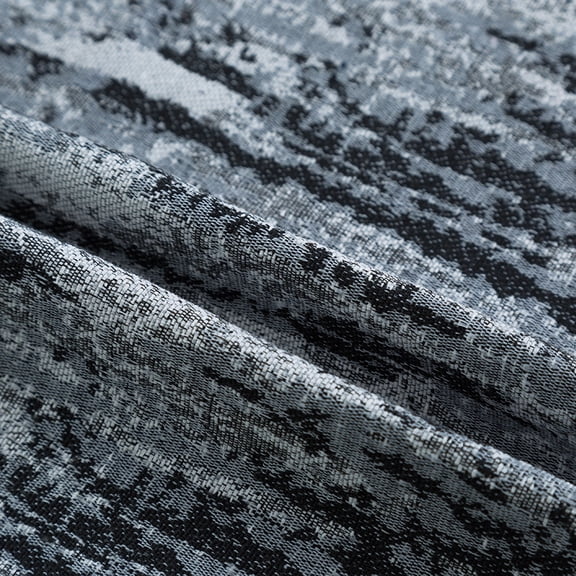 Polyester Cotton Jacquard Denim Fabric by The Yard, 10s Medium Heavy Woven Denim Cloth, 280 GSM 59" Wide Fabric for Jackets, Pants, Bags and DIY Sewing