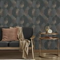 thumbnail image 2 of Fine Decor Miami Geometric Leaf Wallpaper, 2 of 4