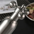 thumbnail image 3 of Salt Pepper Mill 304 Stainless Steel Sesame Spice Grinder Adjustable Coarseness Faucet Shape Black Pepper Mill BBQ Accessories, 3 of 5