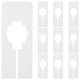 thumbnail image 1 of Divisores de ropa de 30 piezas de ropa Rectangular Ropa Divisores de tamaño de colgilla en blanco Separador, 1 of 6