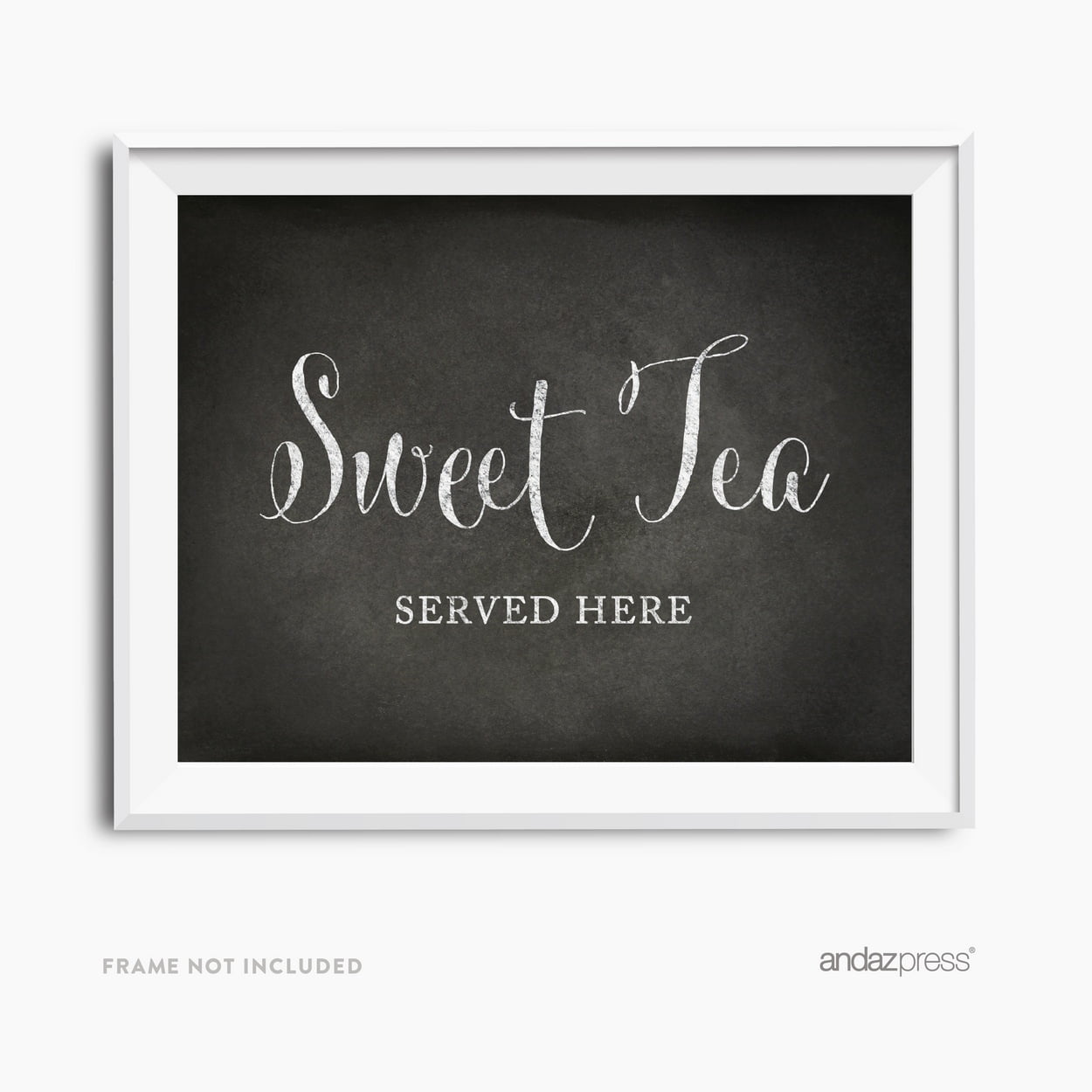 Sweet Tea Vintage Chalkboard Wedding Party Signs