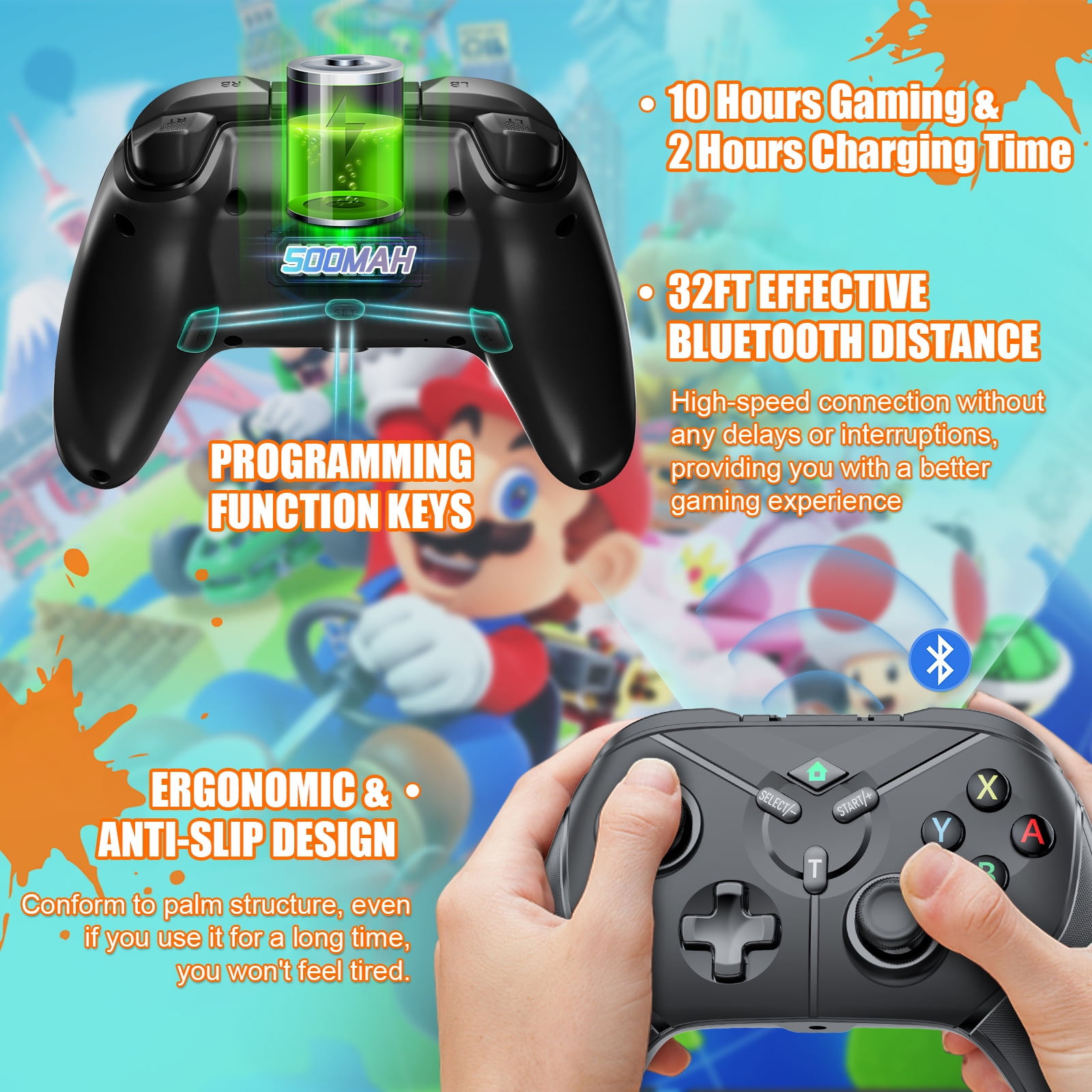 Switch pro discount controller charging time