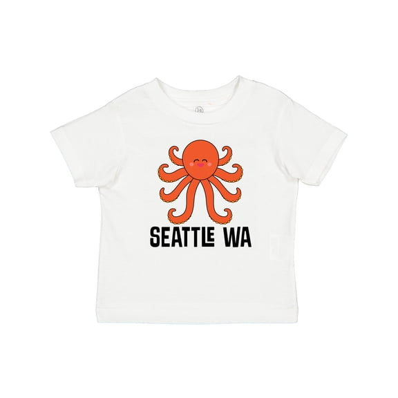 Inktastic Seattle Octopus Washington Vacation Boys or Girls Baby T-Shirt