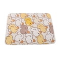 thumbnail image 1 of Absorbent Underpad, Highly Absorbent Waterproof Washable Incontinence Underpad Soft Slip  5 Layers Yellow M  For Bed Wetting For Baby, 1 of 8