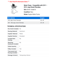 thumbnail image 2 of Water Pump - Compatible with 2011 - 2012 Jeep Grand Cherokee, 2 of 2