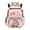 Axolotl Peach, variant on Cat Backpack for Girls 8-10 Large Capacity Leopard Print School Bag Kids 17 Inch Bookbag with Multiple Pocket for Elementary Casual Daypack Travel Satchel