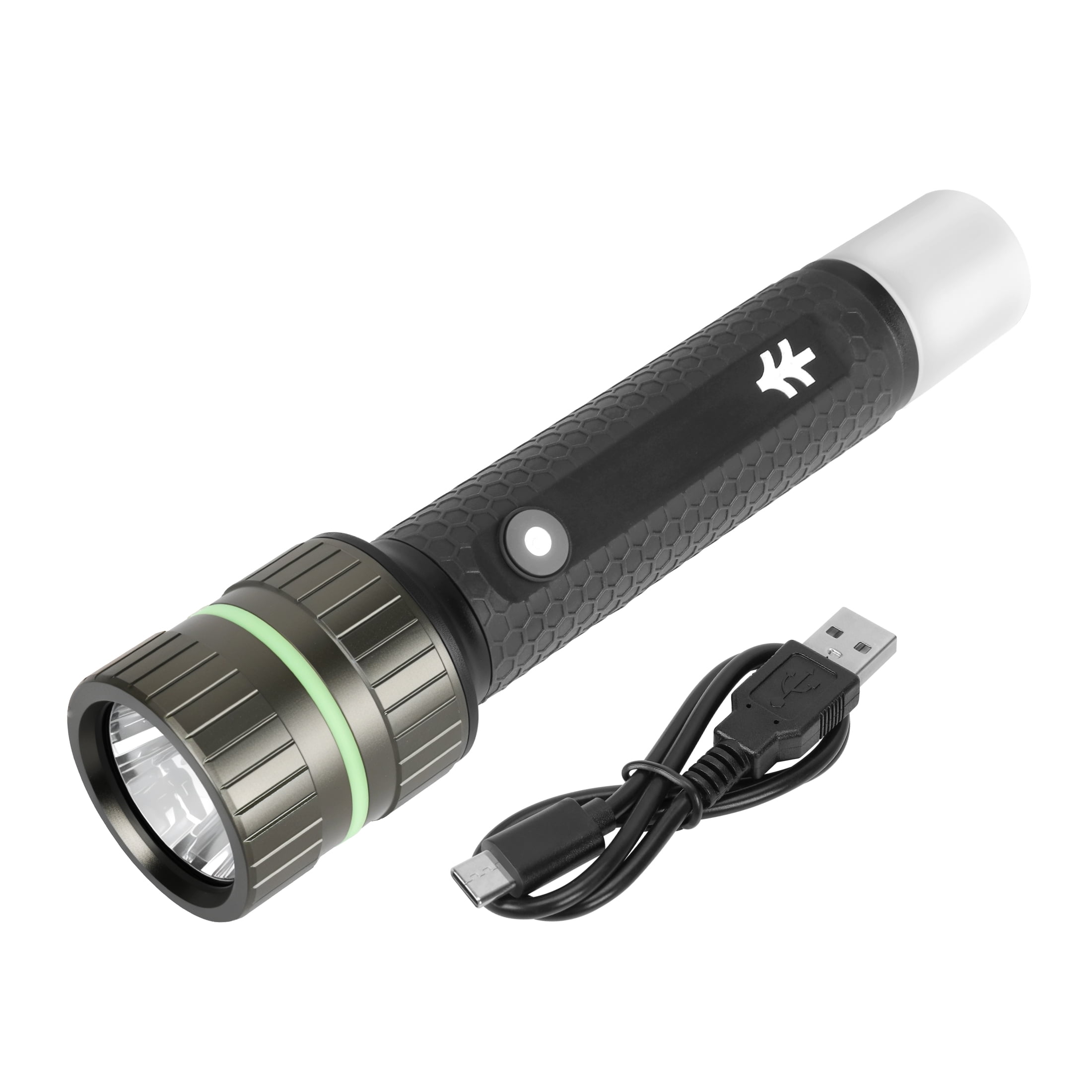 Swiss Tech Combo Flashlight, 1000 Lumen, LED, Rechargeable, IPX4