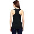 thumbnail image 3 of Anvil Ladies Triblend Racerback Tank Top 6751L Black XS, 3 of 3
