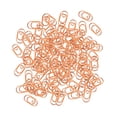 thumbnail image 3 of 100 clips de papel para notas, clips clasificados, multifunción, premium, resistentes al óxido, para oficina. Oro rosa, 3 of 9
