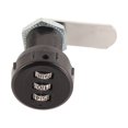 thumbnail image 4 of Code Lock,3 Digit Code Combination Cam Cabinet Silver Zinc Alloy Convenient Password Security Coded Lock(L=30.5 19~23mm), 4 of 8