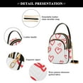thumbnail image 4 of ALAZA Chain Crossbody Bags for Women Hearts Love Shoulder Handbag Phone Purse, 4 of 5