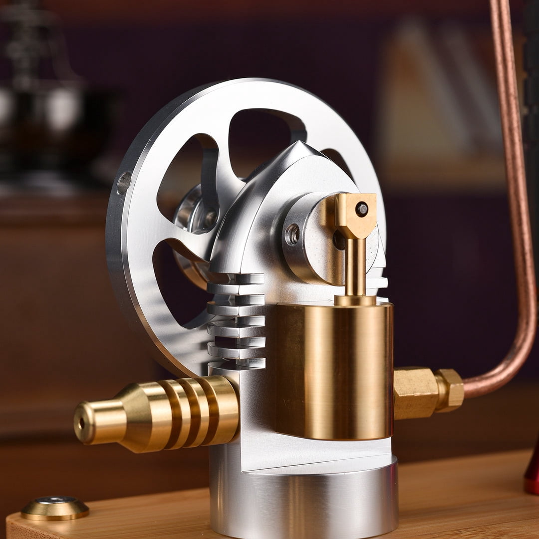 ENGINEKIT K006 Miniature Vertical Boiler Steam Startable DIY Engine Model Kit for Recearch Education