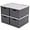 4 Packs-Grey, variant on 64L Collapsible Storage Bins with Lids Plastic Storage Containers for Organizing Stackable Storage Box Large Heavy Duty Utility Crates, 2 Packs