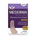 thumbnail image 1 of Lámina para cicatrices Mederma de silicona de grado médico, 4 grandes, 3,5 x 18 cm, 1 of 7
