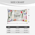 thumbnail image 4 of Susaid Happy Easter Print Pillowcases Multiple Size, Pillow Cover Super Soft Envelope Closure Standard Pillow Case-14"x20", 4 of 6