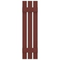 thumbnail image 3 of Ekena Millwork 12"W x 43"H Mid-America Vinyl, Standard Size Three Board Spaced Shutters, w/Installation Shutter-Lok's & Matching Screws (Per Pair), 027 - Burgundy Red, 3 of 13