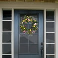 thumbnail image 6 of 20inch Spring Summer Wreaths for Front Door with Wildflowers for Indoor Outdoor Farmhouse Home Wall Window Festival Decoration, 6 of 7