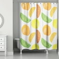 thumbnail image 2 of Creative Products Citrus Fruit Pattern 71x74 Shower Curtain, 2 of 2