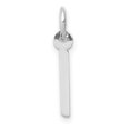 thumbnail image 1 of 14k Or Blanc Petit Bloc Lettre I Pendentif Initial, 1 of 4