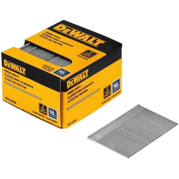 DEWALT Finish Nail Straight 16 Ga Smooth - 2 In