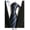 B110, variant on Classic Reimagined Men's Necktie 1 Pack, Using a High-Grade Silk Polyester Material with a Modern Woven Jacquard Stripe Pattern for the Contemporary Business Professional