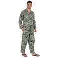 thumbnail image 2 of Inkmeso Men's Cotton PJs Printed Sleepwear Lounge Wear Top & Bottom Pajama Set, 2 of 7