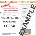 thumbnail image 3 of 2019 GMC Sierra 1500 Wiper Blades (Set of 2), 3 of 3