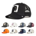 thumbnail image 2 of Gorra de béisbol Casual All Game Pesca Sunproof Sun Peaked Cap Mujer Pescador Outdoor Coastal hola suerte unisex, 2 of 2