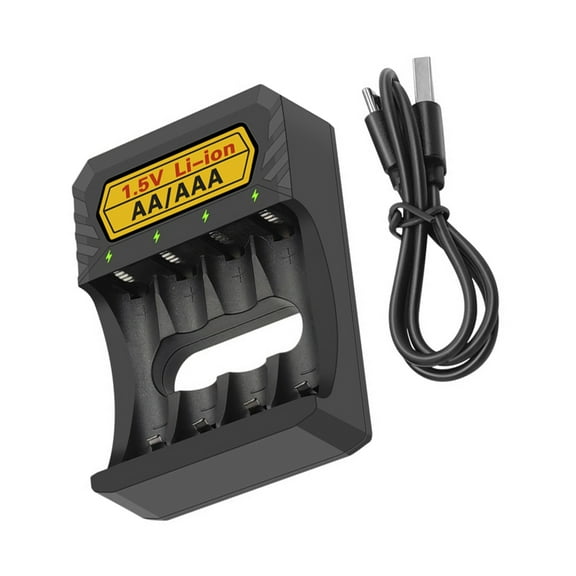 USB Intelligent Lithium Battery Charger for Rechargeable AA/Triple A Battery