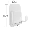 thumbnail image 7 of Self Adhesive Razor Hooks Shower Waterproof Shaver Hook for Desk Wall Home Office Wire  White, 7 of 7