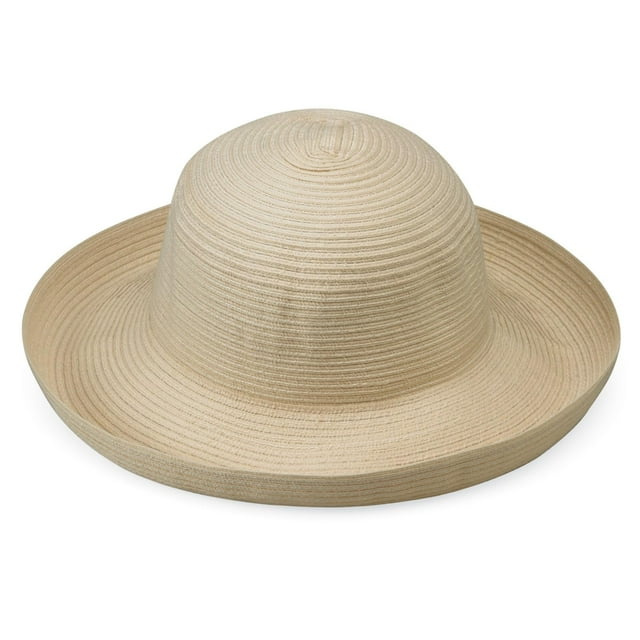 Sombrero Wallaroo Sydney para mujer, color marfil, UPF 30+, ala ancha