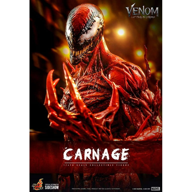 Marvel Venom Action Toy: Carnage Collectible Figure (Regular