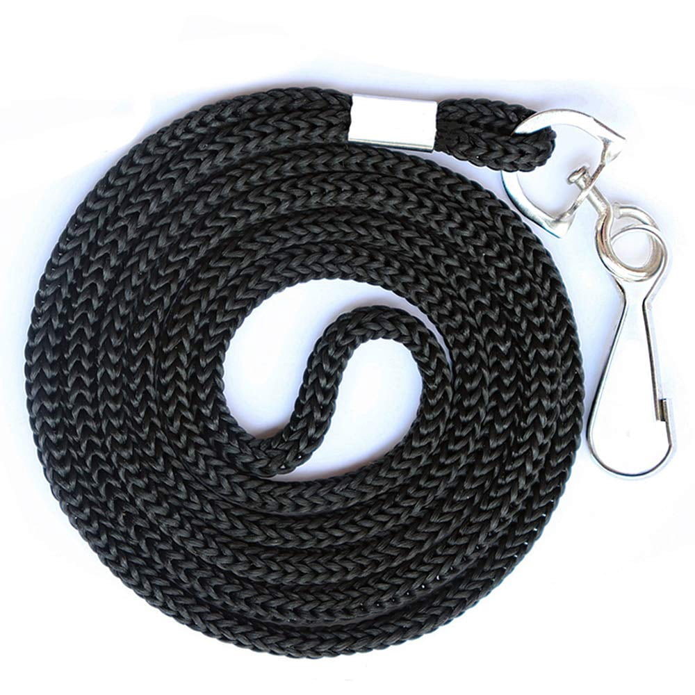 120 Black Lanyards Bulk Round 36" With Swivel J Hook For Id Name Badge Holder  Vip School Conference Festival And Hang Keys