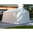 thumbnail image 3 of Gazebo Penguin Car Shelter 11 ft. X 16 ft. Clear, 3 of 11