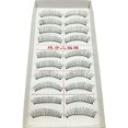 thumbnail image 5 of 10 Pair Artificial Eyelashes, Hand Woven Natural Artificial Eyelashes J3J1, 5 of 9