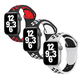 thumbnail image 1 of Paquete de 3 correas para Apple Watch estilo Sport, compatibles para todas las series y tamaños: 45mm, 44mm, 42mm, 41mm, 40mm, 38mm Mamá Pulpo  Paquete Sport, 1 of 3