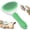 Green, variant on Jewyow Pet Grooming Brush - Deshedding Tool for Dogs & Cats, Short/Long Hair - Indoor Cat Brush for Shedding, Gentle Cleaning Comb for Puppies & Kittens