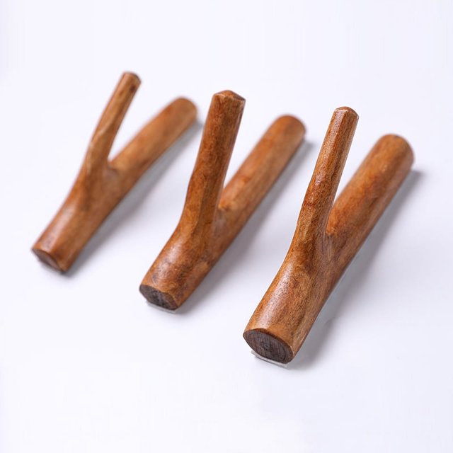 3 Piezas Ganchos de Madera para Riel Ganchos para Abrigos Vintage Ganchos de Pared de Madera Natural Ganchos para Abrigos de Madera Ganchos para Toallas Vintage de Pared Ganchos para Árboles Autoadhesivos Adecuado para Abrigos de Sala de Estar brillar Electrónica
