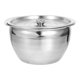 thumbnail image 1 of Cuencos de acero inoxidable para mezclar con tapas, cuencos hondos de metal, cuencos grandes para mezclar, cuencos apilables para cocinar, hornear y almacenar, 1 of 7
