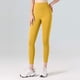thumbnail image 3 of Gibobby Pantalones de yoga Pantalones de yoga de cintura alta para ejercicio de levantamiento de cadera para mujer(Amarillo,G), 3 of 5