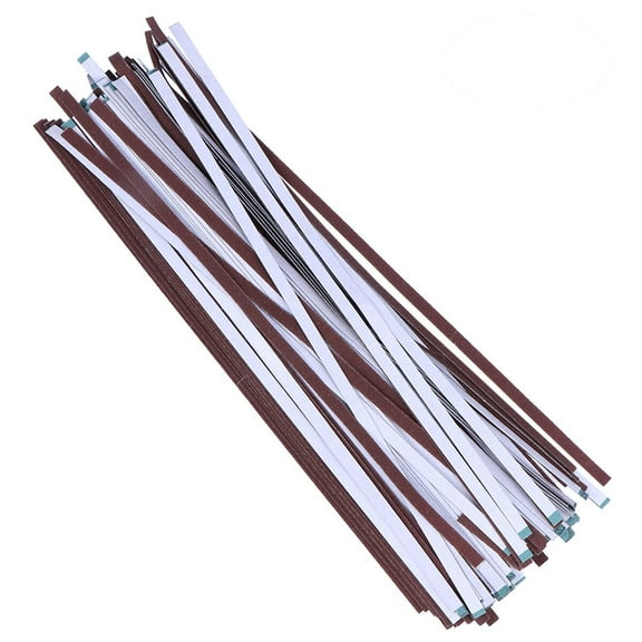 100 Pcs Sand Paper Buffers Sanding Stripes Lacquer Sandpaper Pen Sandpaper Abrasive Sandpaper