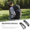 thumbnail image 3 of Backpacking Gear Climbing Equipment Webbing Tail Fixing Clip Convenient Buckles Storage Plastic Travel 2 Pcs, 3 of 6