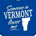 thumbnail image 4 of Inktastic Someone in Vermont Loves Me Boys or Girls Baby Bib, 4 of 4