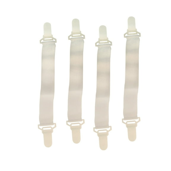 4 Pack Bed Sheet Corner Grippers Straps Pillow Top Mattress Clips Fasteners Holders Bedding Accessory